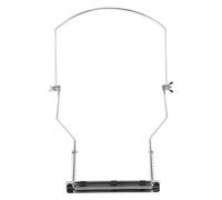 MAGICLULU Soporte de Armónica Colgante Ajustable para 10 Orificios, Soporte Metálico Práctico y Portátil para Armónicas, Clip Resistente para Músicos en Presentaciones