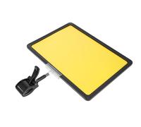 MAGICLULU Soporte de Letrero de Marketing Reutilizable para Supermercados y Tiendas, Portaetiquetas A4 Negro de Abs con Mecanismo de Pinza para Mejorar Visibilidad