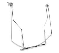 MAGICLULU Soporte para Armónica de 10 Agujeros Colgante de Metal Plata Resistente al Desgaste y Fácil de Transportar para Músicos Profesionales