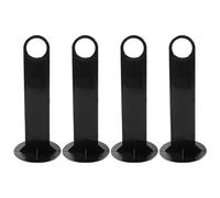 MAGICLULU Soporte para Conos Deportivos de Fútbol Asa y Cuatro Bases | PP Negro, Apoyo Estable para Marcadores y Discos, Práctica Exterior, Jugadores y Entrenadores Jóvenes