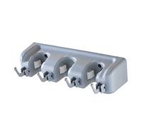 MAGICLULU Soporte para fregona y Escoba Colgador de fregona Colgador de Escoba Soporte para trapeador Almacenamiento Palo de Escoba Estante de trapeador Titular de la fregona