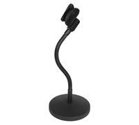 MAGICLULU Soporte para Micrófono de Sobremesa Ajustable Negro de Metal Base Pesada Estable para Oficina, Transmisión y Grabación Profesional