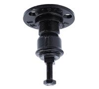 MAGICLULU Soporte para Pasamanos de Hierro Resistente, Base de 6.5 Cm, Fijación para Pared, Soporte Metálico para Barandilla de Escalera, Montaje en Madera o Pared, Uso en Interiores