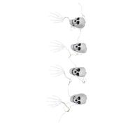 MAGICLULU String of Halloween Decorations Creepy Skeleton Skull Hand Wall Hanging Decor For Haunted House Escape Indoor Outdoor Use Halloween Accessory
