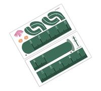 MAGICLULU Tabla De Crecimiento Infantil Pegatina De Pared Cactus Verde Autoadhesiva Medidor De Altura Para Niños Decoración Moderna De Habitaciones Desmontable