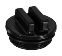 MAGICLULU Tapón de Desagüe para Piscina Roscado 1, 5 Pulg Plástico Negro | Previene Congelación del Agua, Ajuste Seguro y Retirada Fácil, Suministros para Piscinas y Decoracion Verano
