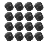 MAGICLULU Tapón de Punta de futbolín Negro, 16 Piezas, Cubiertas de Varilla de futbolín, Accesorios para Mesa de fútbol, Protectores de Extremo, instalación fácil