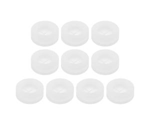 MAGICLULU Tapones para pajitas de Silicona 10 pcs con Orificio para tarros, Seguros y Flexibles para Uso en tarros Mason y Bebidas frías