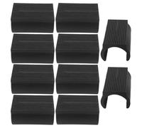 MAGICLULU Tapones Plásticos para Patas de Silla 25 Mm, Protectores Antideslizantes para Muebles, 10 Unidades, Cubiertas para Patas Tubulares, Fundas Resistentes para Protección de Suelos