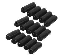 MAGICLULU Tapones Protectores De Rosca Flexibles De Pvc 5 Mm, 100 Unidades, Cubiertas Aislantes Negras Para Tornillos, Pernos y Tuberías, Tapas De Extremo Para Protección Industrial y Fontanería