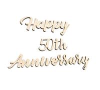 MAGICLULU Tarjetas De para Aniversario De Bodas Decoración para Fiestas De Recién Casados Letras Recortadas Personalizadas para Celebración De Bodas