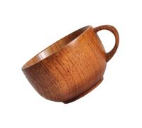 MAGICLULU Taza de Café Diseño Simple y Elegante de Madera Asa, Capacidad 175ml Adecuado para Bebidas Calientes como Chocolate o Té