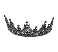 MAGICLULU Tiaras Retro para Mujer Tiara Barroca Vintage Gemas de Imitación Accesorios Cabello de Novia para Bodas Fiestas y Cumpleaños