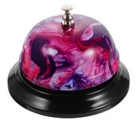 MAGICLULU Timbre Manual de Llamada para Servicio de Bar y Restaurante, Campana de Atención al Cliente Diseño Impreso Decorativo, Campana de Escritorio Práctica para Estilo Estilo Aleatorio
