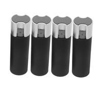 MAGICLULU Tirador de Cordón para Persiana Enrollable y Veneciana, Mango Esmerilado Antideslizante, Peso Negro para Estabilizar, Accesorio de Ventana Versátil, Juego de 4 Piezas para Hogar