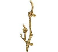 MAGICLULU Tiradores Decorativos de Latón para Muebles, Manijas en Forma de Rama y Flor para Gabinetes, Cajones y Guardarropas, Diseño Rústico y Moderno 5.90X1.65X0.98In