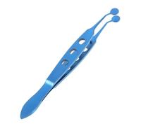 MAGICLULU Titanio Pinzas Herramienta de Aleación para Cabeza Redonda para Masaje Preciso y Desbloqueo Fácil de Usar, Párpados de Glándulas de Meibomio para Mujeres
