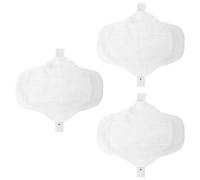 MAGICLULU Toallas Sanitarias Lavables de Algodón Orgánico 18 Cm Alas y Broches, Paquete de 3 Unidades, Absorbentes y Transpirables para Cuidado Femenino Diario