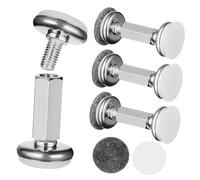 MAGICLULU Topes para Cabecero de Cama Protectores de Pared Que Evitan El Deslizamiento Y Reducen El Ruido Respaldo Adhesivo Construcción de Metal Duradera