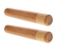 MAGICLULU Tubo de Cigarro de Bambú Control de Humedad y Diseño Portátil Hermético para Viajes al Aire Libre, Estuche de Almacenamiento Cigarro, 2 Piezas