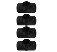 MAGICLULU Tuercas T8 de Plástico Pom para Tornillo de Avance de Impresora 3d, 4 Piezas Diseño Silencioso Doblado, Compatibles Paso a Paso