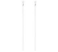 MAGICLULU Varillas de Repaso para Persianas Verticales Acrílicas Transparentes 30 CM 2 Unidades Barra de Tracción Ergonómica para Uso en Ventanas