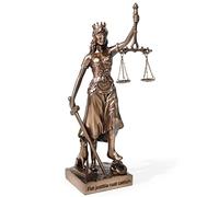 Magicsculp Estatua de Lady Justice, Diosa Griega Romana de la Justicia, Figura Coleccionable de Grado Museo de 12.9 Pulgadas