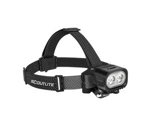 MagicShine Scoutlite LUMEO - Luz Frontal de Cabeza de 4000 lúmenes con Paquete de batería, Doble Haz Spot 28° + difuso 102°, Carga USB-C y función Power Bank, conexión Garmin