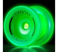 MAGICYOYO K2 JoJo para niños, yoyo verde que brilla en la oscuridad, sensible y avanzado, trucos profesionales de giro de dedos