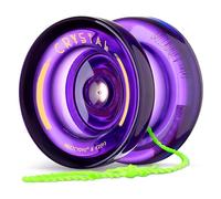 MAGICYOYO K2 Kristall JoJo para niños y adultos, yo-yo profesional de dedo, reactivo y no reactivo, ideal para principiantes y avanzados, con 12 cuerdas JoJo y set de accesorios de yo-yo