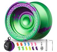 MAGICYOYO Yoyo V8S - Yoyo profesional de giro de dedo para principiantes y jugadores avanzados, yoyo sensible para niños de 8 a 12 años o más, yoyo de trucos de aleación de aluminio duradera que no