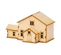 MagiDeal 1/64 1/60 Casa en Miniatura, Paisaje, Creativo, Mini Juguete de, a Mano, Terminado, Bricolaje, construcción para Adultos y niños, Style E
