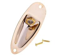 MagiDeal 1 Pedazo Enchufe Tornillos para ST SQ Guitarra Eléctrica Bajo, Dorado