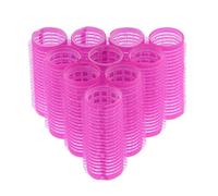 MagiDeal 10 Unids/paquete Mediano Pequeño, Agarre Por Sí Mismo, Rulos de Peluquería de Salón - Varios Tamaños, 24
