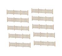 MagiDeal 10 Vallas en Miniatura para Escenografía 1/50. Accesorios realistas para maquetas de Trenes y Jardines. Ideales para dioramas y paisajes, Style E