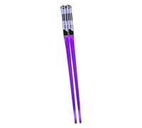 MagiDeal 2 Palillos de luz con Forma de Sable de luz, Palillos de Fiesta iluminados, Suministros portátiles para Fiestas, palitos LED geniales, PÚrpura