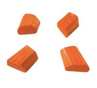 MagiDeal 2 Piezas Almohadilla Antideslizante para, Naranja, Modelo Regular 22x40D Tipo 4 Piezas