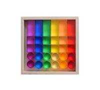 MagiDeal 30 Piezas Bloques de Construcción Infantiles Acrílicos Juguete de Aprendizaje con Piezas Translúcidas Que Captan la Luz Adecuado para Proyectos Steam Aula de Preescolar Casa