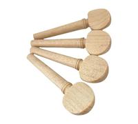 MagiDeal 4 clavijas de afinación para violín, accesorio para instrumento musical de tamaño completo 4/4, clavija de madera.