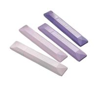 MagiDeal 4 rollos de cinta adhesiva para manualidades, ideales para journaling, scrapbooking, montaje de fotos, decoración y más. Cintas de doble cara, PÚrpura