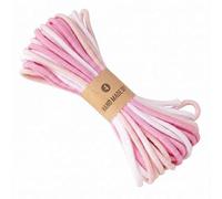 MagiDeal 5 Paquetes Cuerda de Algodón Colorida Cordón Trenzado Hilo Macramé Cable Manualidades Trama Flexible para Nudos Limpios Y Acabados Adecuada P, 3 Piezas