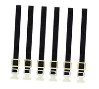 MagiDeal 6 Correas de para portaequipajes de Techo, portátiles, Ajustables, a Escala 1:10, Profesionales, Resistentes, para excavadoras, Bricolaje, Amarillo