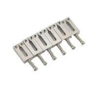 MagiDeal 6 Piezas Sillines de Puente de Guitarra Juego de Monturas Componentes de Acero Piezas de Recambio para Mejorar La Entonación Del Instrumento Adecuado, 10.5mm a