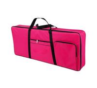MagiDeal 61 Key Keyboard Case Bag Bag Portable Portable Porthip Mackpack Handback Engrosado 40.16inchx16.54inchx1.97 pulgadas, Rosa Roja