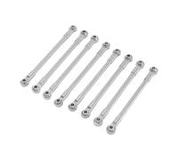 MagiDeal 8 Varillas de fijación de chasis de Coche RC de Metal, Mantenimiento Profesional, reemplazo Directo, modificación de Accesorios para H12P H12Y 1/12, Plata