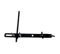 MagiDeal Abrazadera de cencerro, accesorios de juego de batería con soporte de percusión, soporte de montaje con brazo, para bloques de pandereta de bombo de, Porta Cencerros