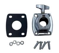 MagiDeal Abrazadera para soporte de platillo, soporte para tambor, placa base, accesorio práctico para instrumentos musicales, de montaje, para montaje de, 3.5 Cm X 5.1 Cm