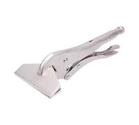 MagiDeal Abrazaderas de bloqueo para chapa metálica, tornillo ajustable, alicates de mordaza plana y ancha, alicates de bloqueo para soldar, herramienta de, 24cmx10cm