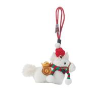 MagiDeal Adorno para Bolso de Caballo, Peluche de Caballo, decoración para el año Chino 2026, Accesorio para Bolso, Regalo Compacto para año, Bufanda Verde