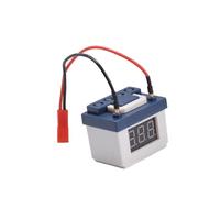 MagiDeal Alarma de RC, comprobador de batería Lipo, de batería de Coche RC, Modelo de simulación Compacto, Accesorios de actualización, Blanco